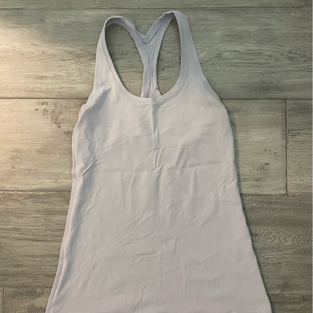 Lululemon light purple tank top size 4